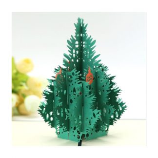 3D Pop Up Christmas Card - Christmas Tree with Decorations