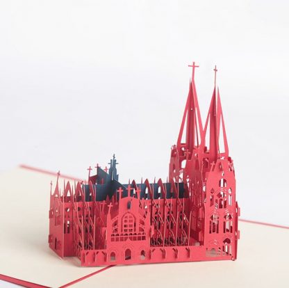 3D Pop Up Card, Greeting Card - Cologne Cathedral