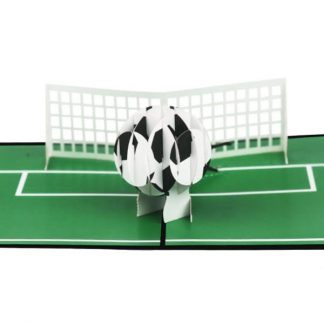 3D Pop Up Card, Greeting Card Football Soccer Lover