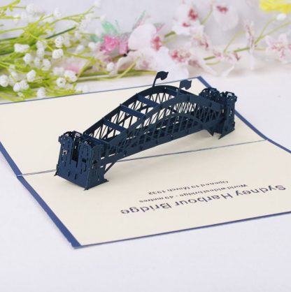 3D Pop Up Greeting Card - Harbor Bridge