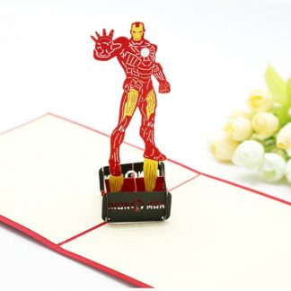 3D Pop Up Card - Iron Man