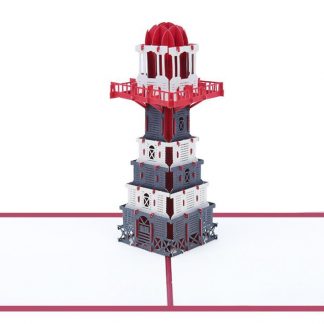 3D Pop Up Greeting Card - Light Tower