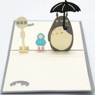 3D Pop Up Card, Greeting Card - My Neighbor Totoro