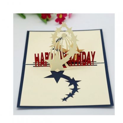 3D Pop Up Greeting Card - whole sky of stars