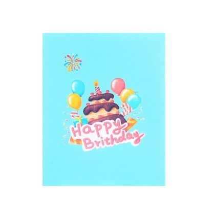 3D Pop Up Happy Birthday Card For Kids Cover