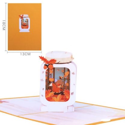 3D Pop Up Card - Autumn with Cover