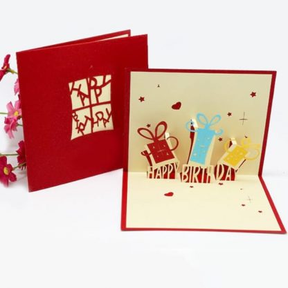 3D Pop Up Greeting Card Happy Birthday Birthday Gifts