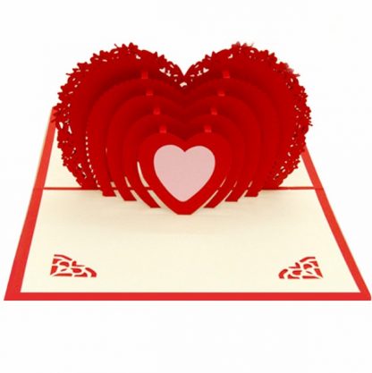 3D Pop Up Card Love Heart