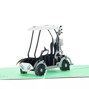3D Pop Up Card - Golf