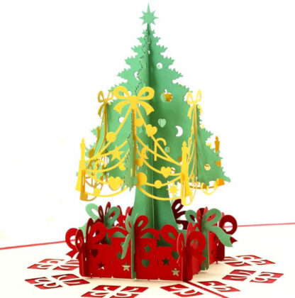 3D Pop Up Christmas Tree Card