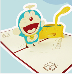 3D Pop Up Card - Doraemon