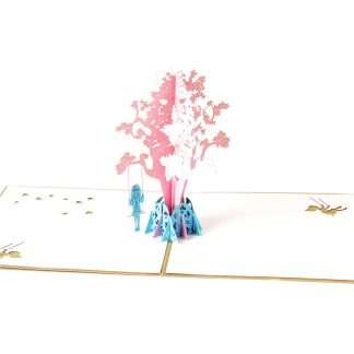3D pop up swing card for birthdays and special occasions