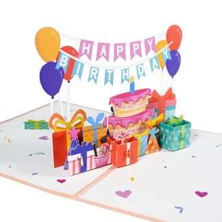 3D Pop Card - Birthday Card Presents 4 - 3DCards.com.au