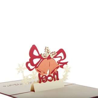 3D Pop Up Card - Christams Bell